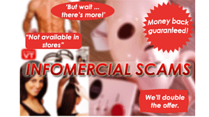 a picture of infomercial scams