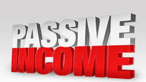A picture of the words passive income