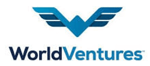 Color Blue and white Screen shot of World Ventures logo 