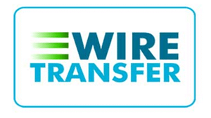 A screen shot picture of wire transfer