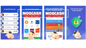 screenshot pictures of MooCash app