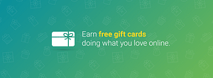 Earn free gift cards doing what you love online
