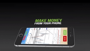A picture of a cell phone and the words make money from your cell phone