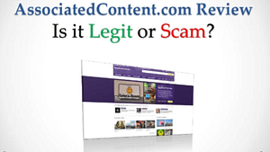 A picture of associatedcontent.com review is it a scam or legit, and it's website
