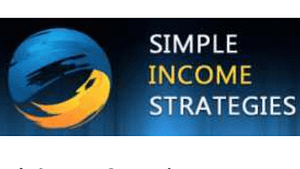 A screen shot of simple income strategies logo website