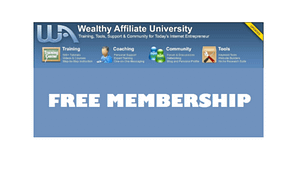 A screen shot of Wealthy Affiliates website, membership, and list of benefits