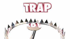 It's A Trap Steel Bear Trap 3d Words Scam Fraud Stock Illustration - Illustration of aggressive, fear: 53408604