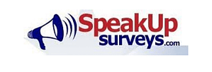 Speak Up Surveys website logo 