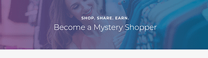 A screen shot from BestMark Mystery Shopper website application homepage