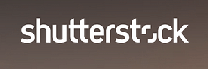 A screenshot of the Shutterstock website logo