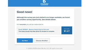 A screen shot picture of Vindale Research website, and How Much Money Can You Really Make