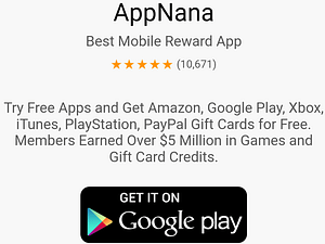 AppNana application rating google play store