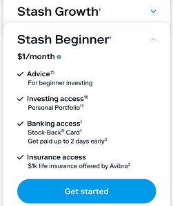 Stash App payment plans
