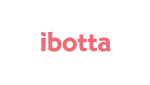 A red and white picture of the word ibotta