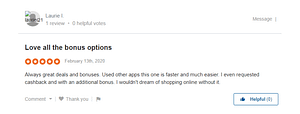 BeFrugal customer review rating from SiteJabber