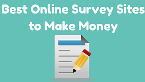 A cartoon picture that reads best online survey sites that make money