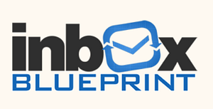 A screen shot of the inbox blueprint website logo