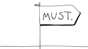 a black and white picture of mast on a flag